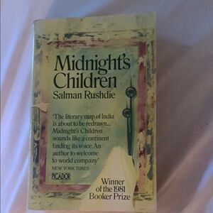 Midnights Children Salman Rushdie UK Print Paperback